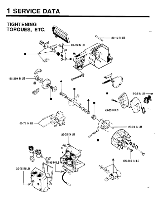 Product picture Husqvarna Chainsaw Workshop Manual Model 33