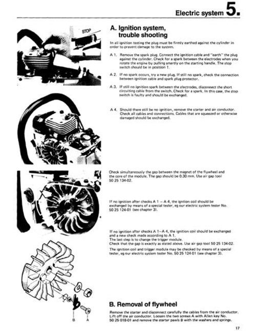 Product picture Husqvarna Chainsaw Workshop Manual Model 181